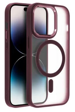 Θήκη iPhone 17 Pro / 18 Pro Matte Mag Cover MagSafe (Μελιτζανί)