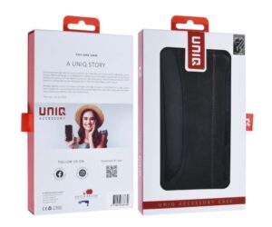 Book Type Case UNIQ Accessory iPhone 15 Pro Max Black
