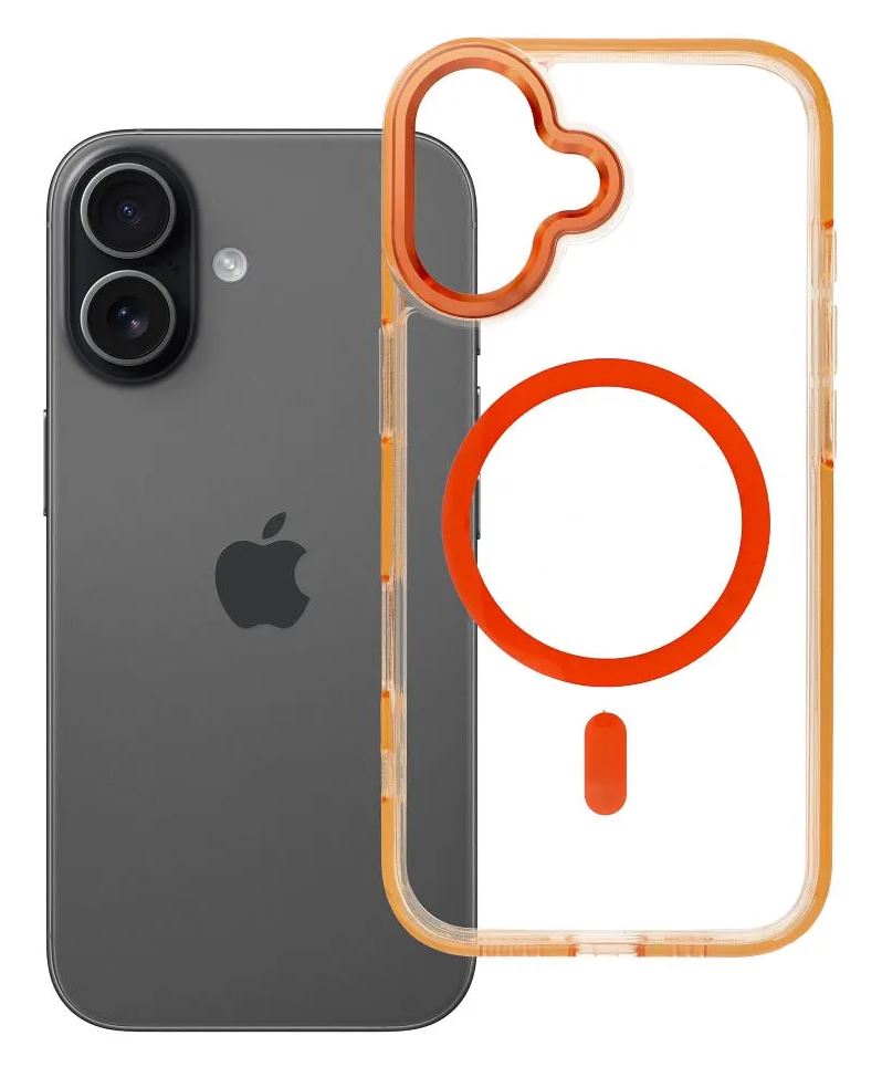 Θήκη iPhone 17 Frame Clear Hybrid Mag Cover MagSafe Hermes