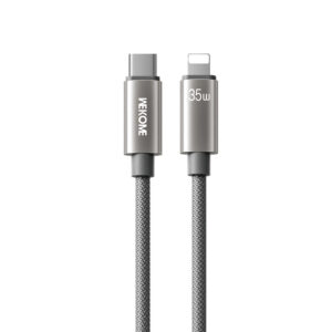 Καλώδιο Φόρτισης WK WDC-65 USB-C σε Lightning PD 35W 1.2m Μαύρο