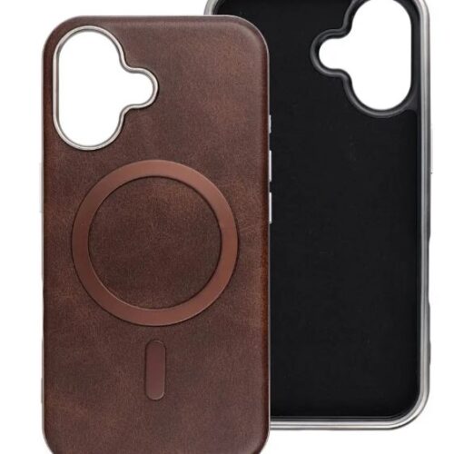 Θήκη iPhone 16 Pro Max Gentleman Mag Cover Συμβατή με MagSafe Καφέ Η θήκη Gentleman Mag Cover για iPhone 16 Pro Max συνδυάζει κομψό σχεδιασμό, υψηλή προστασία και πλήρη συμβατότητα με MagSafe. Η ανθε