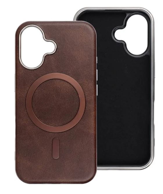Θήκη iPhone 16 Pro Max Gentleman Mag Cover Συμβατή με MagSafe Καφέ Η θήκη Gentleman Mag Cover για iPhone 16 Pro Max συνδυάζει κομψό σχεδιασμό, υψηλή προστασία και πλήρη συμβατότητα με MagSafe. Η ανθε