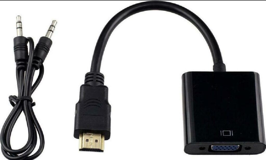 Αντάπτορας HDMI σε VGA Powertech CAB-H071 Μαύρος