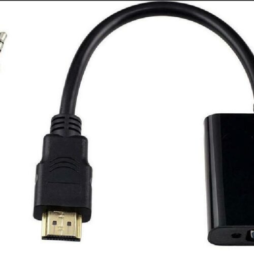 Αντάπτορας HDMI σε VGA Powertech CAB-H071 Μαύρος