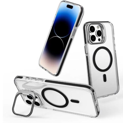 Θήκη iPhone 15 Pro Max Lens Mag Cover Συμβατή με MagSafe Μαύρη
