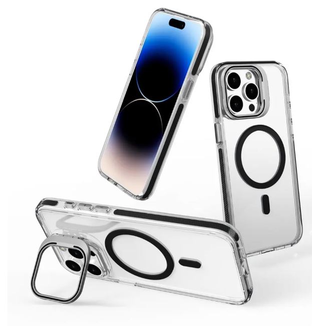 Θήκη iPhone 15 Pro Max Lens Mag Cover Συμβατή με MagSafe Μαύρη