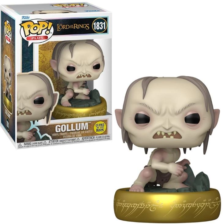 Φιγούρα Συλλεκτική Funko Pop! Plus The Lord of the Rings Gollum #1831 Glow in the Dark