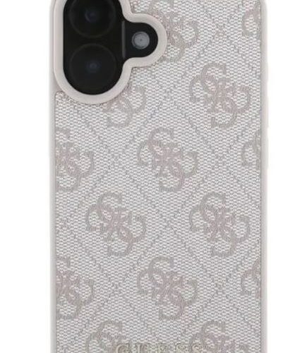 Θήκη iPhone 16 PU 4G Classic Guess Ροζ