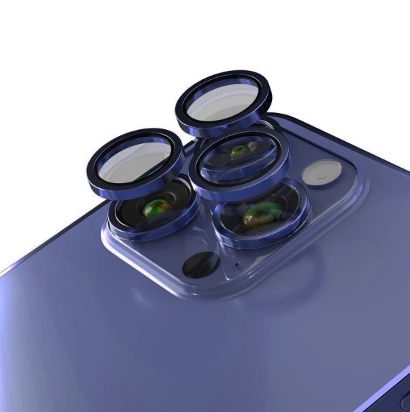 Προστατευτικό Δαχτυλίδι Κάμερας για iPhone 15 Pro / 15 Pro Max Deep Blue