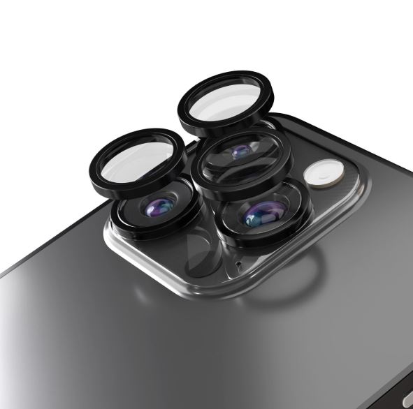 Προστατευτικό Δαχτυλίδι Κάμερας για iPhone 16 Pro / 16 Pro Max Μαύρο