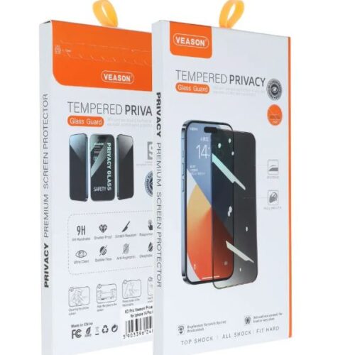 Privacy Glass 6D Pro Veason για iPhone 13 Pro / 14 Μαύρο