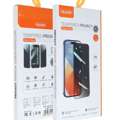 Privacy Glass 6D Pro Veason για iPhone 7 / 8 / SE 2020 / SE 2022 Μαύρο