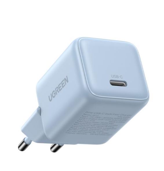 Φορτιστής GaN PD 20W 1 Θέσης UGREEN X512 Μπλε