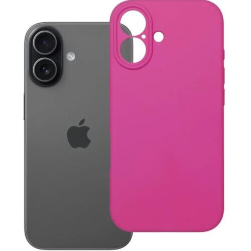 Θήκη Σιλικόνης iPhone 17 2mm με Προστασία Κάμερας Ροζ