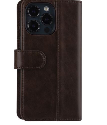Θήκη Βιβλίο iPhone 13 Pro με Θήκη για Κάρτες & Μαγνητικό Κλείσιμο UNIQ Μαύρο