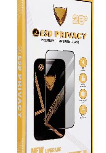 OG 6D Premium Privacy Glass για iPhone XR / 11 Μαύρο