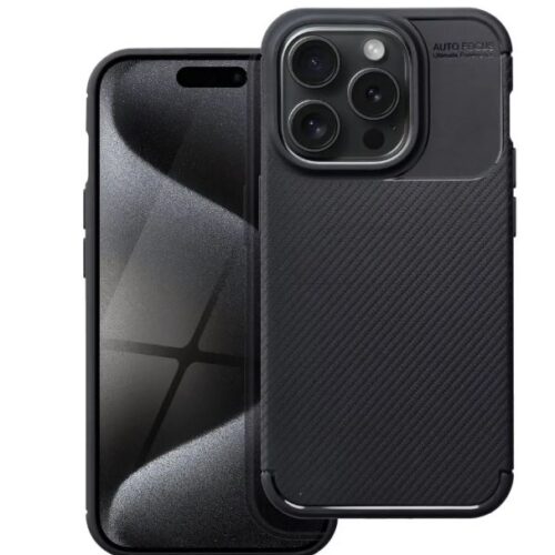 Θήκη Carbon Premium για iPhone 15 Pro Μαύρη