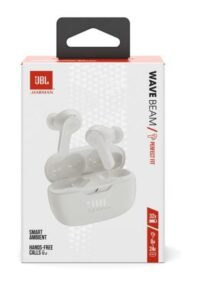Ασύρματα Ακουστικά JBL Wave Beam TWS Bluetooth Λευκά