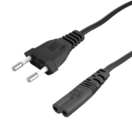 Powertech Euro - Euro Cable 1.5m Μαύρο CAB-P040