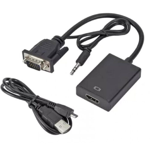 Powertech Μετατροπέας 3.5mm / VGA female σε HDMI male