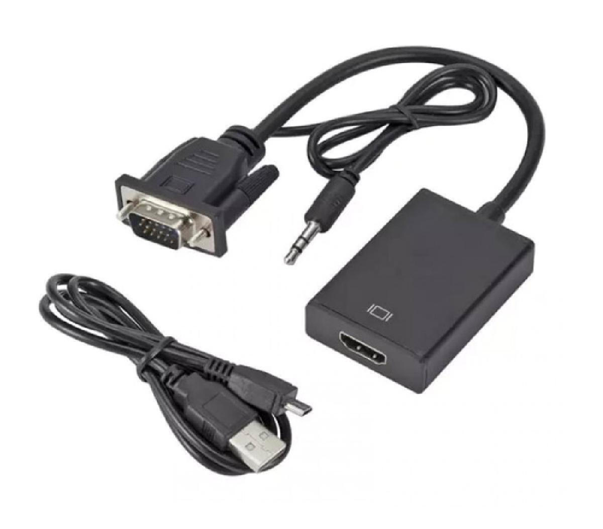 Powertech Μετατροπέας 3.5mm / VGA female σε HDMI male