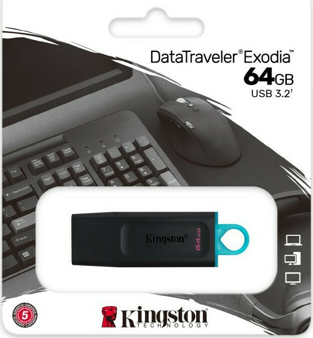 USB STICK KINGSTONE 64GB USB 3.2