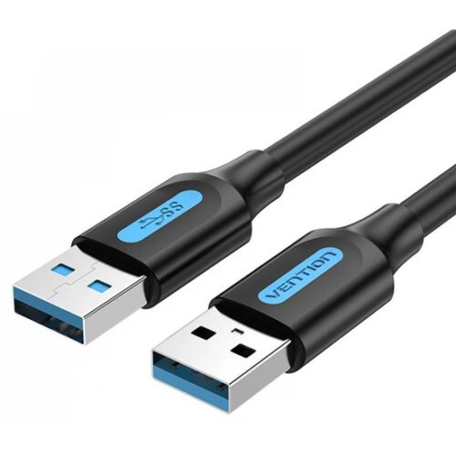 VENTION USB 3.0 A Male to A Male Cable 1.5M Black PVC Type