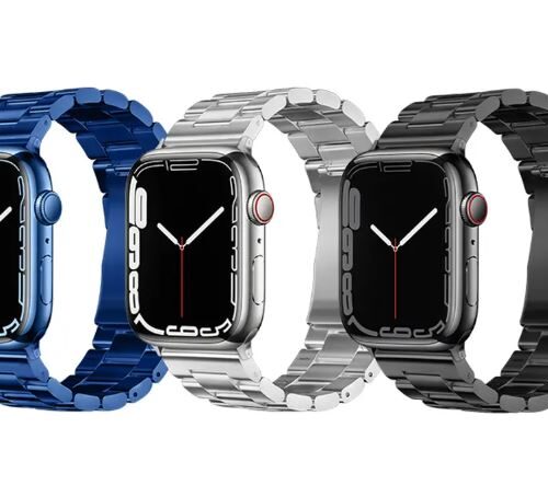 Λουράκι Apple Watch 42/44/45/49mm με Ατσάλινο Κούμπωμα Forcell F-Design FA10