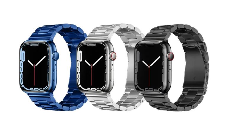 Λουράκι Apple Watch 42/44/45/49mm με Ατσάλινο Κούμπωμα Forcell F-Design FA10