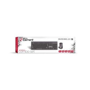 Ασύρματο Πληκτρολόγιο & Ποντίκι Element KB-255WMS v2.0