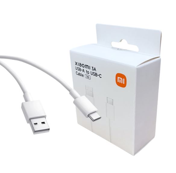 Καλώδιο Xiaomi 3A 60W USB-A σε USB-C 1m Λευκό