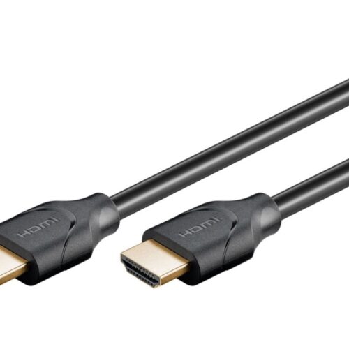 Καλώδιο HDMI 2.1 8K 60Hz 48Gbps Ethernet ARC 1m GOOBAY 61638 Μαύρο
