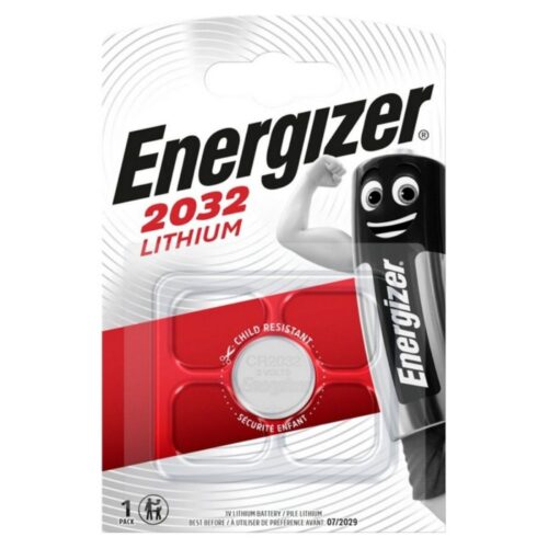 Μπαταρία Λιθίου CR2032 3V Energizer – Συσκευασία 1 Τεμαχίου