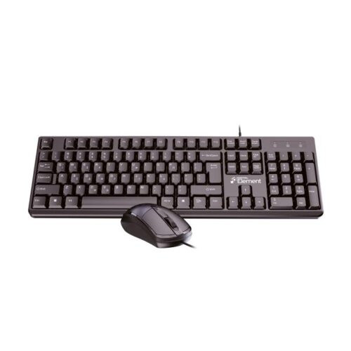 Ενσύρματο Σετ Πληκτρολόγιο & Ποντίκι Element KB-145UMS v2.0