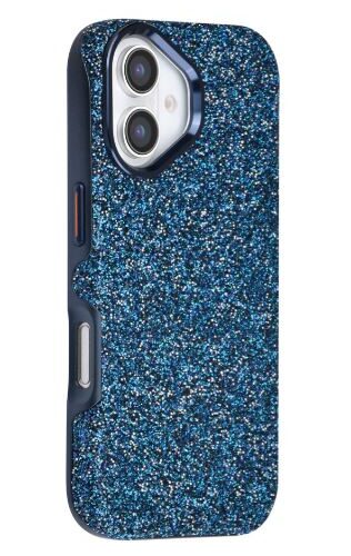 Θήκη iPhone 17 Glitter MagSafe TPU+PC TUNIQ – Μπλε