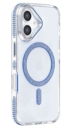 Θήκη iPhone 17 Diamond MagSafe TPU+PC TUNIQ – Γκρι